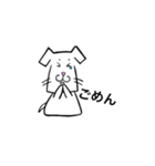 まろ眉犬（個別スタンプ：5）