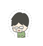 ゆるっとメガネくん（個別スタンプ：6）