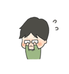 ゆるっとメガネくん（個別スタンプ：9）