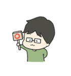 ゆるっとメガネくん（個別スタンプ：16）