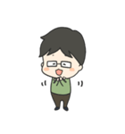 ゆるっとメガネくん（個別スタンプ：20）