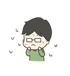 ゆるっとメガネくん（個別スタンプ：22）