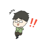 ゆるっとメガネくん（個別スタンプ：24）
