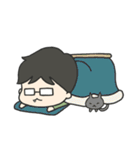 ゆるっとメガネくん（個別スタンプ：40）