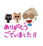 ゴルフの日常会話、挨拶をエカチェリーナが（個別スタンプ：3）