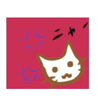 下手くそねこスタンプ（個別スタンプ：3）