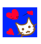 下手くそねこスタンプ（個別スタンプ：7）