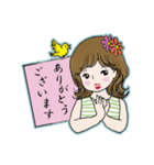 レトロなリコちゃん（個別スタンプ：4）