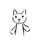 ラフねこ（個別スタンプ：1）