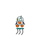 無言ロボ（個別スタンプ：6）