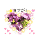 お花とほめ言葉 日常使えるやさしい（個別スタンプ：4）