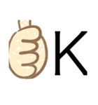 文字印象スタンプ（個別スタンプ：10）