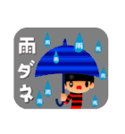 四角い背景のくまりちゃん【その1】（個別スタンプ：20）