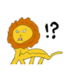 彼氏に描かせてみた。（個別スタンプ：15）
