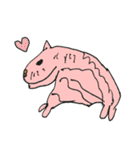 彼氏に描かせてみた。（個別スタンプ：16）