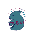ブルーウォンバットスタンプ（個別スタンプ：6）
