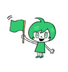色いろ戦隊_みどりいろ（個別スタンプ：14）