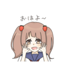 セーラー服とツインテール（個別スタンプ：1）