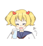セーラー服とツインテール（個別スタンプ：12）