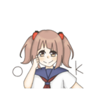 セーラー服とツインテール（個別スタンプ：14）
