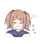 セーラー服とツインテール（個別スタンプ：22）