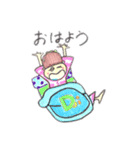 mipoly画伯Ⅸ（個別スタンプ：3）
