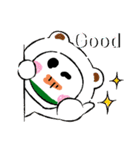 雪だるまくんと遊ぼう（個別スタンプ：3）