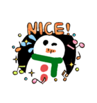 雪だるまくんと遊ぼう（個別スタンプ：4）