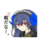 少年少女の対応スタンプ（個別スタンプ：7）