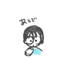 消しゴムハンコで手話！②（個別スタンプ：5）