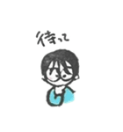 消しゴムハンコで手話！②（個別スタンプ：6）