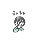 消しゴムハンコで手話！②（個別スタンプ：16）