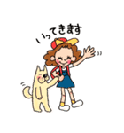 天然パーマの女の子（個別スタンプ：7）