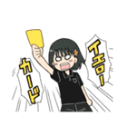 オレンジ女子サポーター2（個別スタンプ：8）