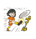 オレンジ女子サポーター2（個別スタンプ：10）