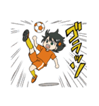 オレンジ女子サポーター2（個別スタンプ：11）