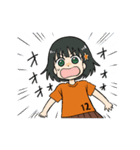 オレンジ女子サポーター2（個別スタンプ：40）