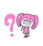 色いろ戦隊_ももいろ（個別スタンプ：8）