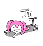 色いろ戦隊_ももいろ（個別スタンプ：15）