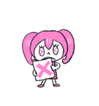 色いろ戦隊_ももいろ（個別スタンプ：22）