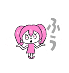 色いろ戦隊_ももいろ（個別スタンプ：24）