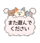 猫と仲間たちの敬語スタンプ（個別スタンプ：6）