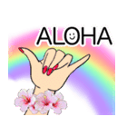 ❤️親しい人に使えるハワイアンなお花❤️（個別スタンプ：6）