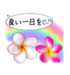 ❤️親しい人に使えるハワイアンなお花❤️（個別スタンプ：39）