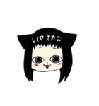 頑張って返信するねこ（個別スタンプ：3）