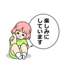スマイルももこちゃん（個別スタンプ：19）