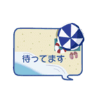 夏の吹き出しスタンプ（個別スタンプ：30）