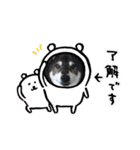 黒柴 愛しきプーちゃん ④（個別スタンプ：6）