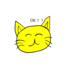 下手なねこのスタンプ（個別スタンプ：2）