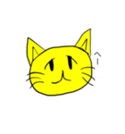 下手なねこのスタンプ（個別スタンプ：7）